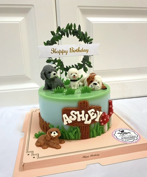 Khuôn Silicon - Động Vật - Chó Nhỏ - Chó Nằm - 4cm