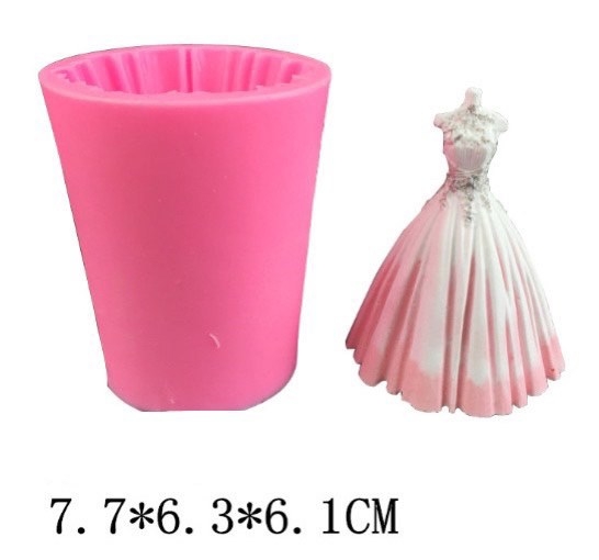 Khuôn Silicon - Quần Áo - Váy Cưới