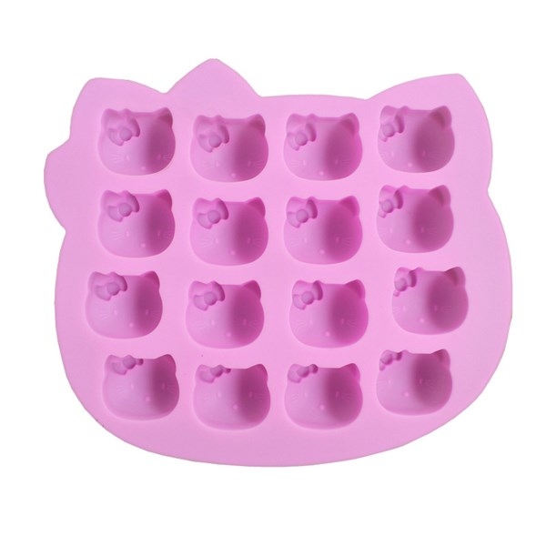 Khuôn Silicon - Mèo Kitty - Mặt 16c