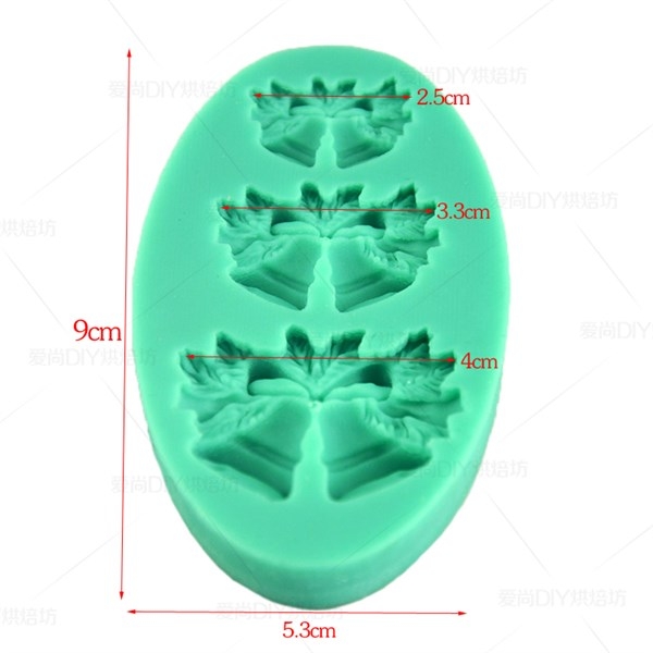 Khuôn Silicon - Noel - Cái Chuông Nơ TH 3c