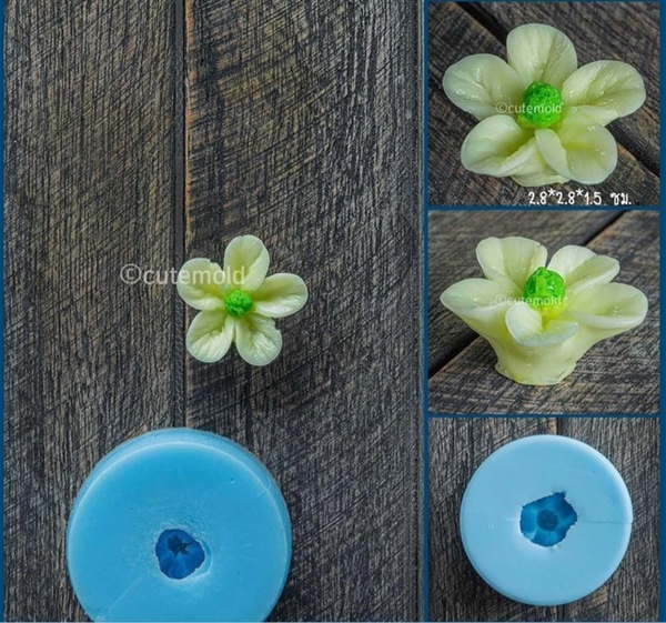 Khuôn Silicon - Hoa Mai Đào - Set 3 V41 V42 V43