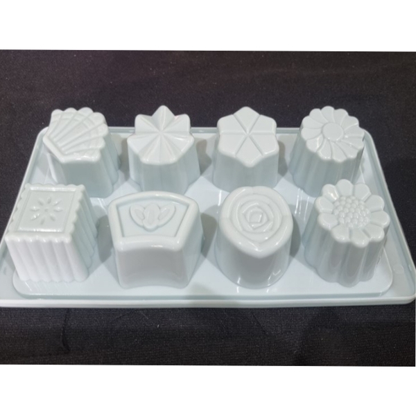 Khay Đá Nhựa HPL - HPL57 - TH 8c Sò Vuông Tuyết Xoắn