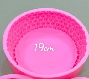 Khuôn Silicon - Đế Sen Thái Tầng - 19cm Cao 5.2cm