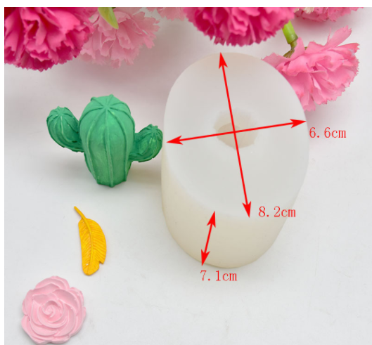 Khuôn Silicon - Sen Đá ĐỨNG Chỉa HOT