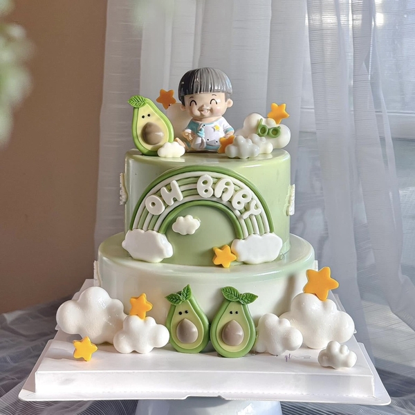 Khuôn Silicon - Trái Cây - Bơ 5.4cm