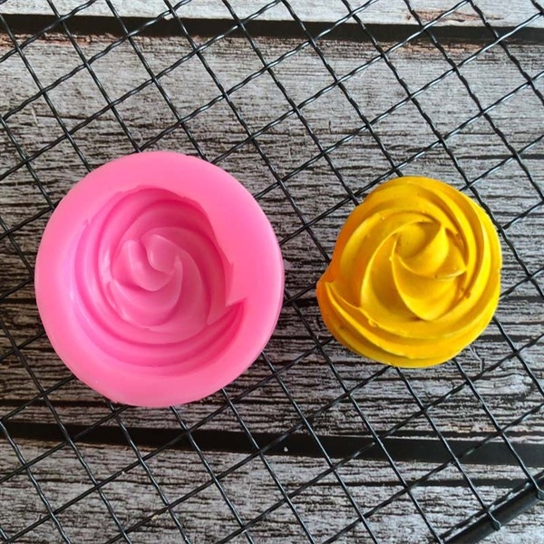 Khuôn Silicon - Hoa Thị - Sò Xoắn Set 2 - 2.5 và 3.5cm