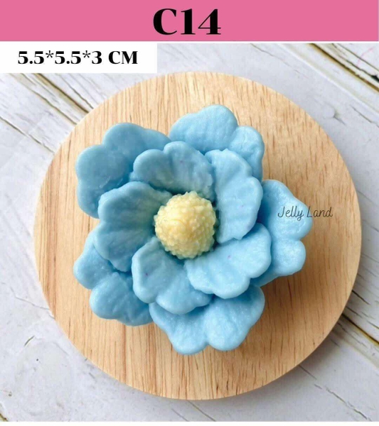 Khuôn Silicon - Hoa Cúc Thái Mã C - Cánh Thẳng - 6cm C14