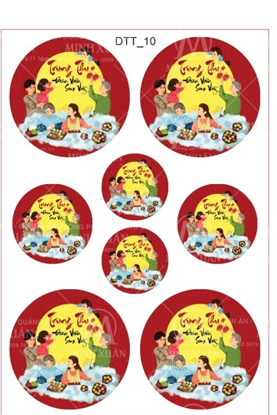 Decal Chủ Đề Trung Thu - DTT - DTT10