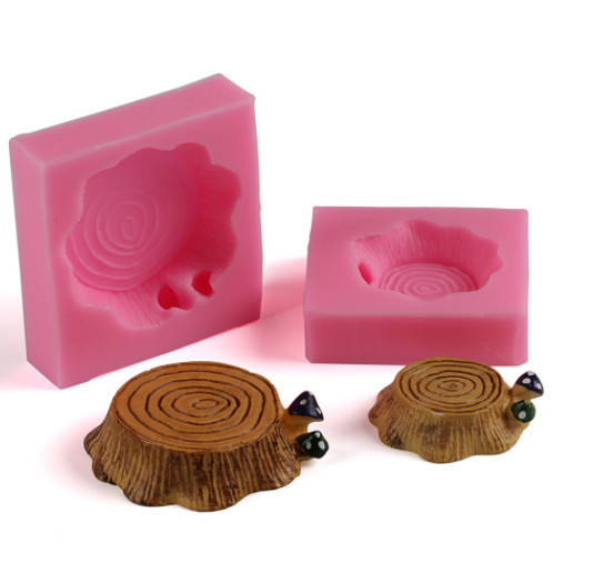 Khuôn Silicon - Gốc Cây Set 2