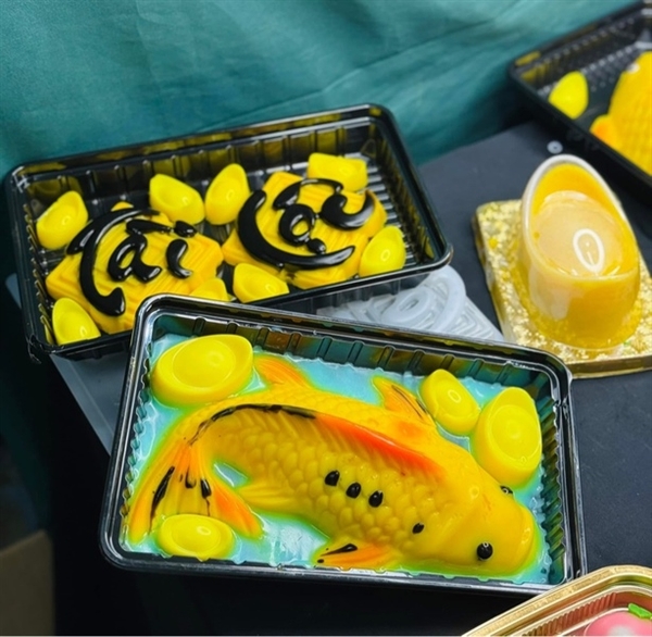 Hộp Nhựa - Chữ Nhật TN25 - 25x15cm Cao 7cm đế đen set 5 hộp