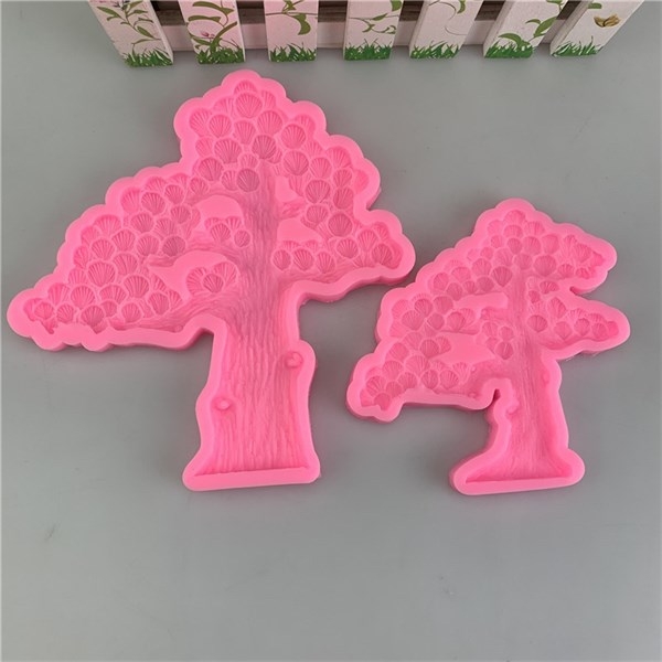 Khuôn Silicon - Cây Kim Tiền - CÂY TO 19x7x1.7cm