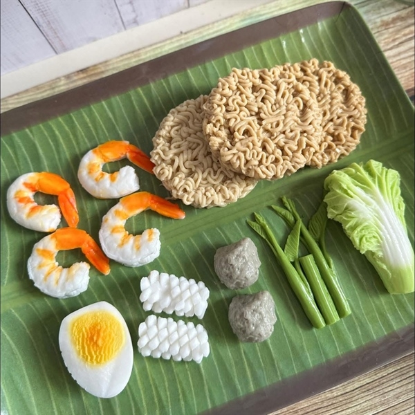 Khuôn Silicon - Rau Củ - Rau Muống 2c