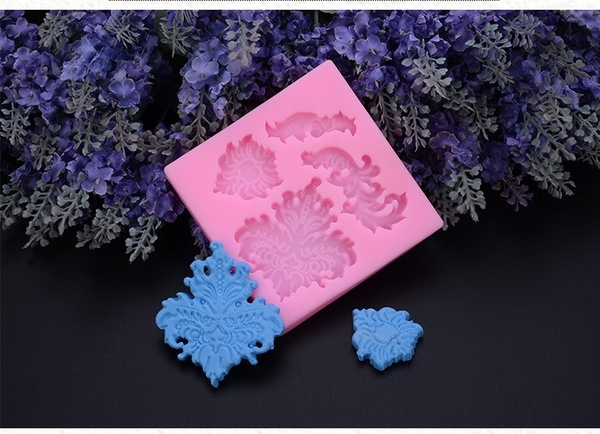 Khuôn Silicon - Viền Họa Tiết - Họa Tiết 4c