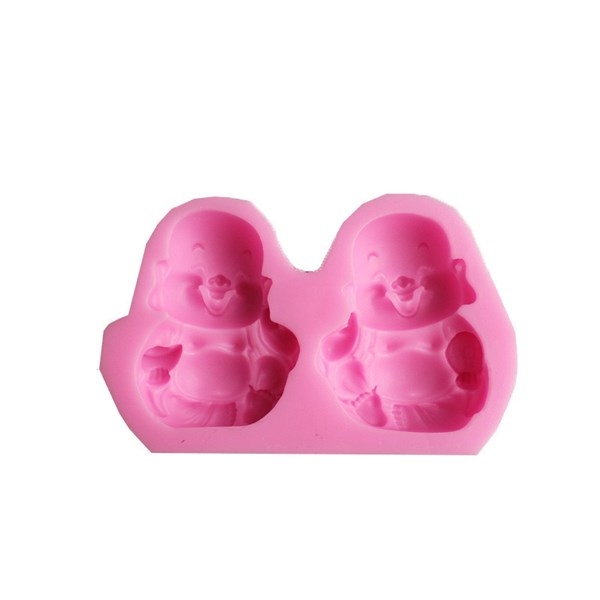 Khuôn Silicon - Ông Phật Di Lạc Set 2 Thần Tài Thổ Địa