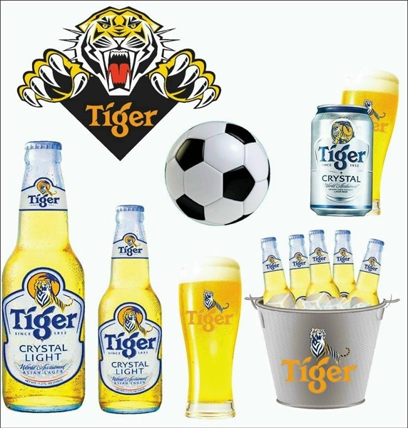 Set Cắm Tiger Vàng Phụ Kiện Trang Trí Bánh