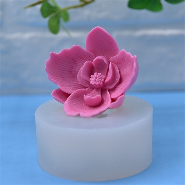 Khuôn Silicon - Hoa Lan cánh cong 7cm