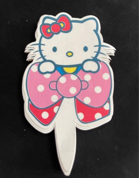 Set Cắm Giấy Hoạt Hình Phụ Kiện Trang Trí Bánh - HELLOKITTY NƠ HỒNG 50 THẺ