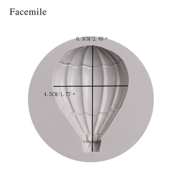 Khuôn Silicon - Bầu Trời - Khinh Khí Cầu - Mẫu 1c