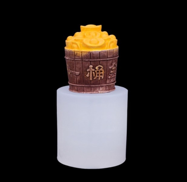 Khuôn Silicon - Hủ Vàng - 7cm Đứng