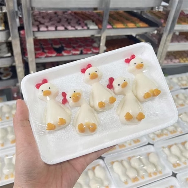 Khuôn Silicon - Động Vật - Vịt Ngồi 7.3cm