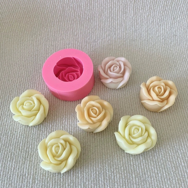 Khuôn Silicon - Hoa Hồng Nở - 7cm A3