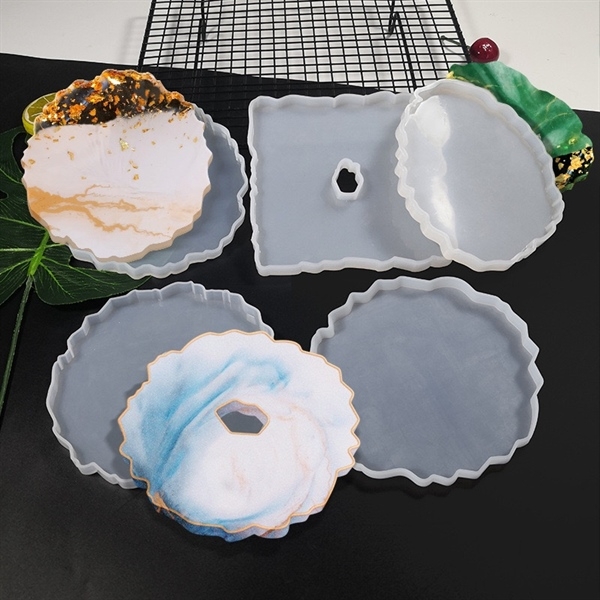 Khuôn Silicon - Mặt Ép Trơn - Tròn DJ02