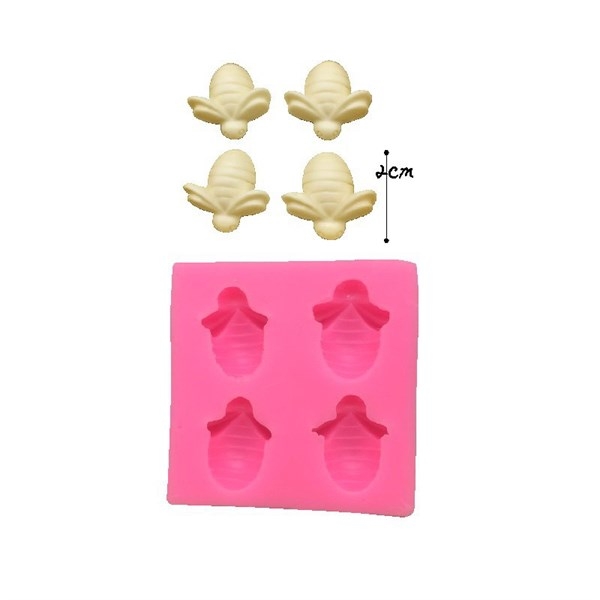 Khuôn Silicon - Côn Trùng - Con Ong 4c