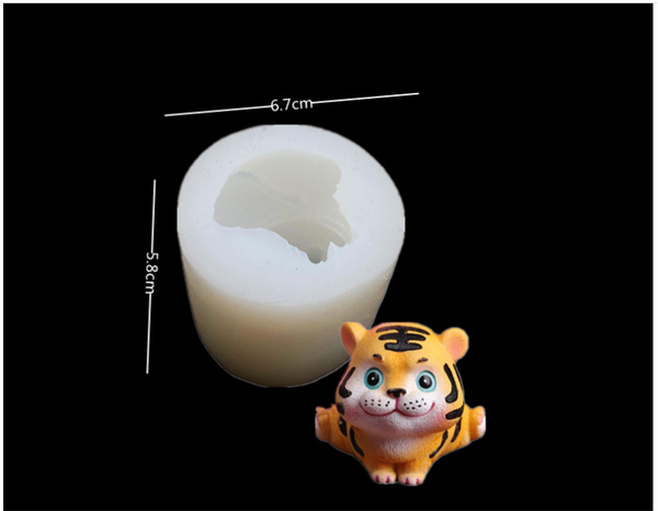 Khuôn Silicon - Động Vật - Hổ Giang Chân