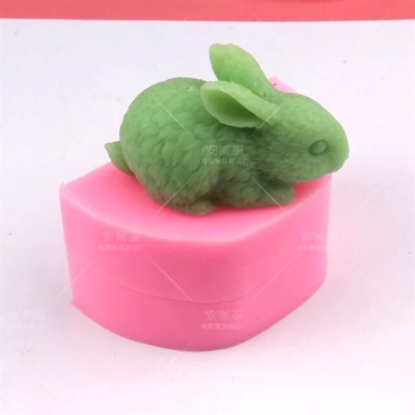 Khuôn Silicon - Động Vật - Con Thỏ Ngọc