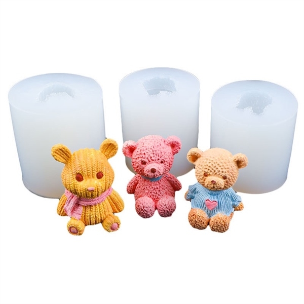 Khuôn Silicon - Động Vật - Gấu Vòng #3