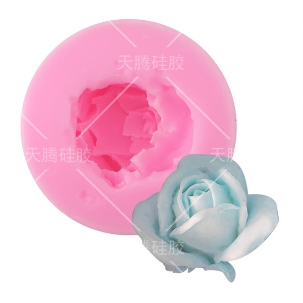 Khuôn Silicon - Hoa Hồng Nở Nghiêng 2 Lựa Chọn - 2.5cm