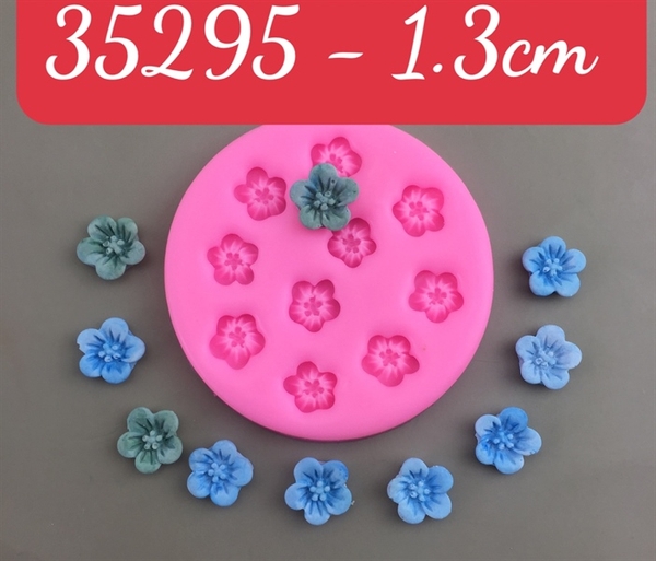Khuôn Silicon - Hoa Mai Đào Vĩ 10c 1.3cm