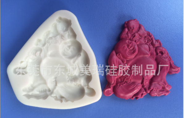 Khuôn Silicon - Ông Phật Di Lạc Nhỏ