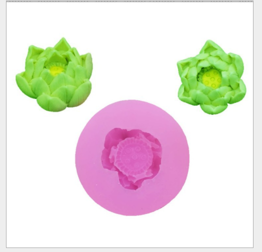 Khuôn Silicon - Hoa Sen Thái Mini - hoa sen 5.5cm