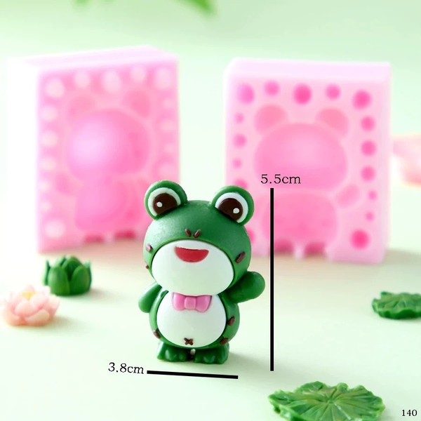 Khuôn Silicon - Động Vật - Ếch Ngồi 2 Đứng 5.5cm