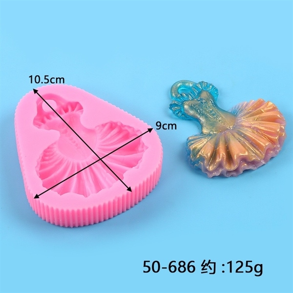 Khuôn Silicon - Quần Áo - Đầm Xòe