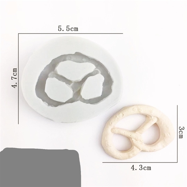 Khuôn Silicon - Bánh Quy Xoắn 4.3cm