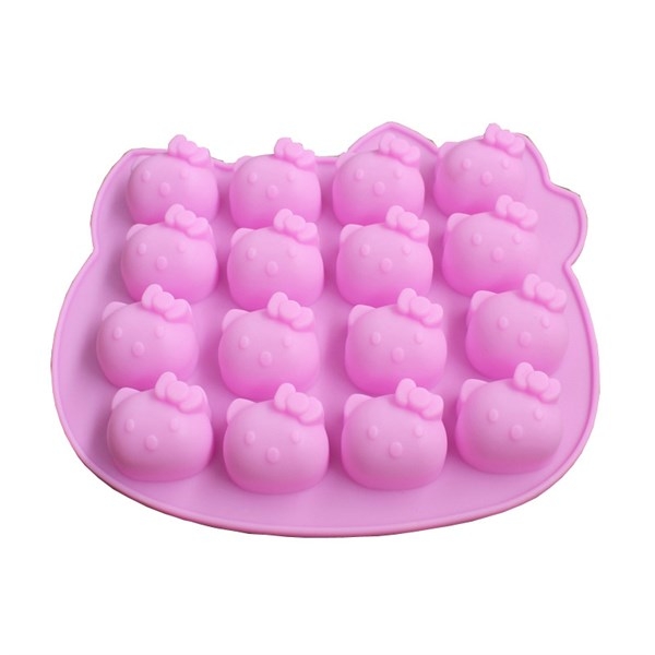 Khuôn Silicon - Mèo Kitty - Mặt 16c