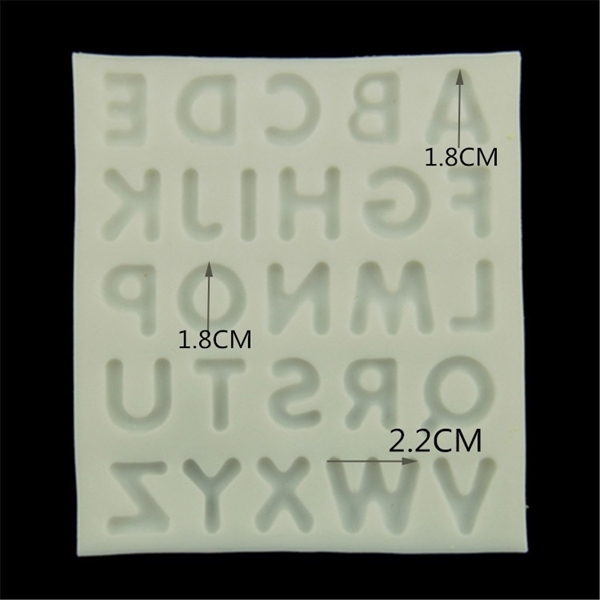 Khuôn Silicon - Chữ Cái Thường - 1.6cm