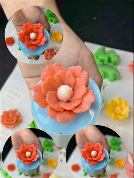 Khuôn Silicon - Hoa Cúc Thái Mã C - Cánh Thẳng - 6cm C14