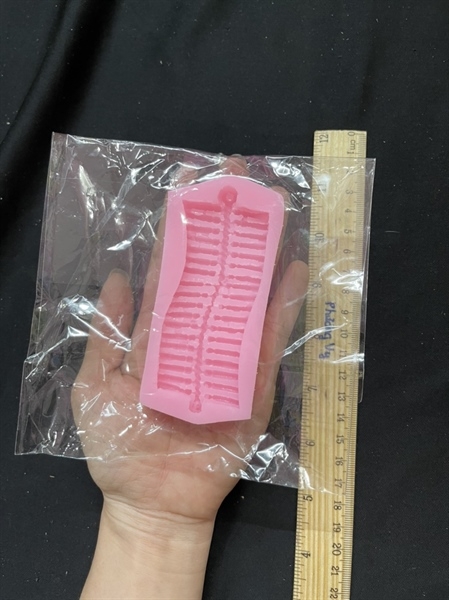 Khuôn Silicon - Tết Pháo Tết - pháo 9x3.5x1cm