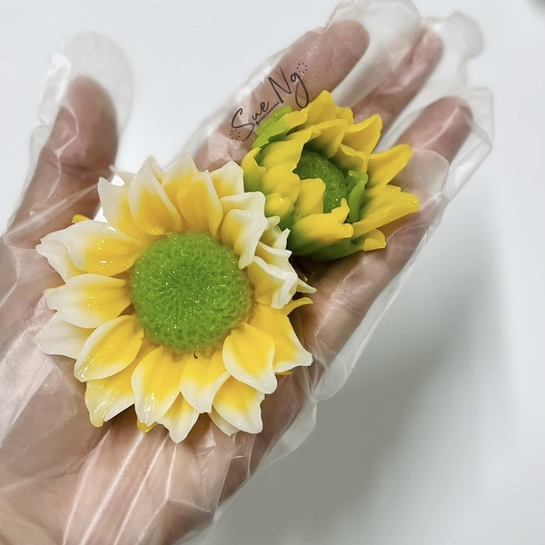 Khuôn Silicon - Hoa Hướng Dương - Set 2