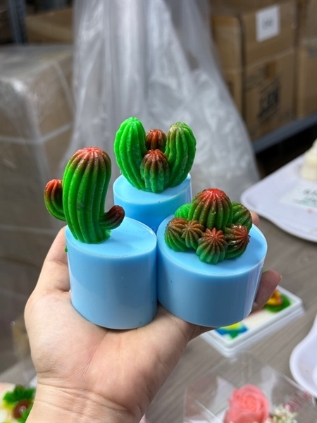 Khuôn Silicon - Sen Đá - Quanh Khía 4.4Cm 4c