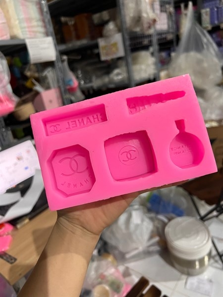 Khuôn Silicon - Trang Điểm - Bộ 5c Chữ Nhật
