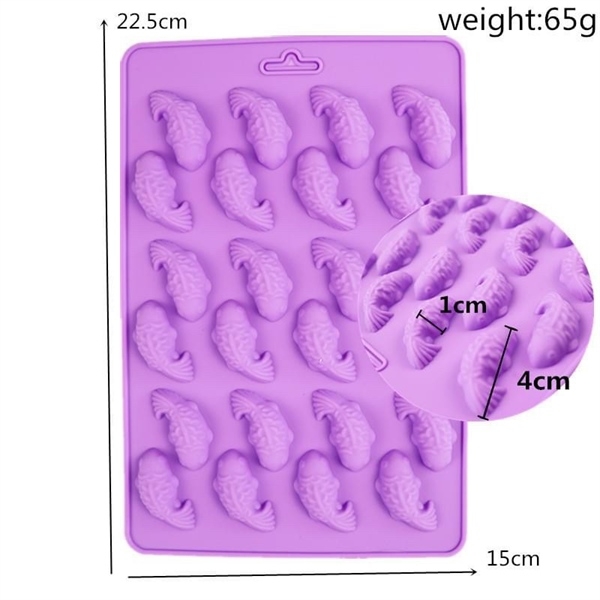Khuôn Silicon - Biển - Cá Koi 24c - 4cm