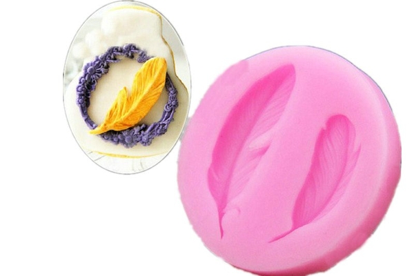 Khuôn Silicon - Lá Lông Vũ - 3.5-5.2cm - 2c