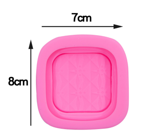 Khuôn Silicon - Trang Điểm - #2 Phấn Vuông