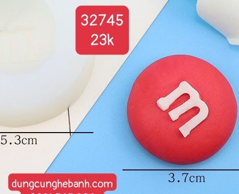 Khuôn Silicon - Kẹo - M 3.7cm