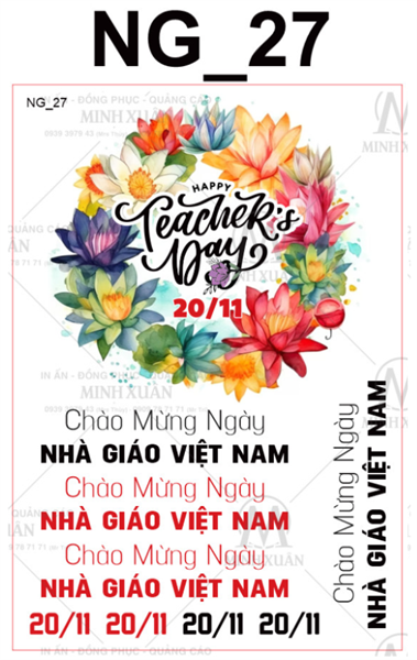 Decal Nhà Giáo 20/11 - DNG - DNG27