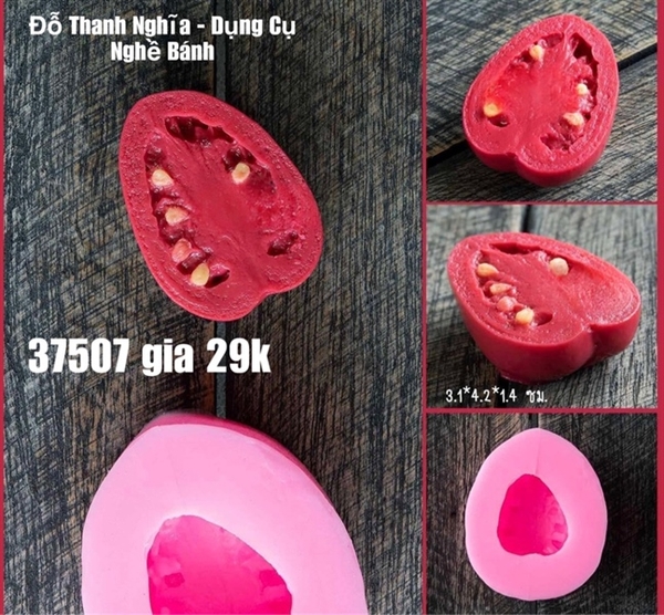 Khuôn Silicon - Rau Củ - Cà Chua